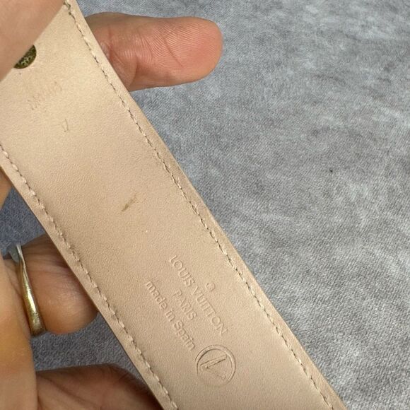 Louis Vuitton Save it Patent Leather Tan Bracelet - Picture 11 of 13